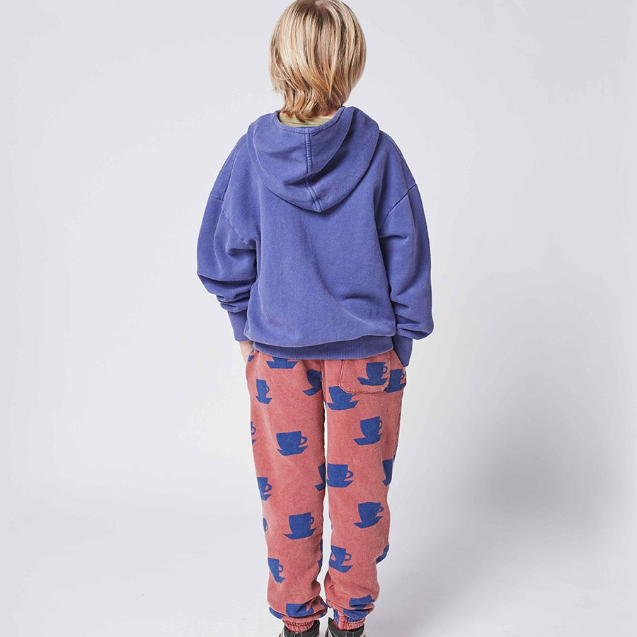 2021 autunno inverno bobo Kids Boy felpa marchio di moda abbigliamento per bambini viola lettera modello felpa con cappuccio per bambina