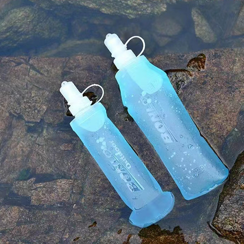 250/500ml TPU Portable Sport Folding Flask For Outdoor Running Climbing Camping Collapsible Water Bag