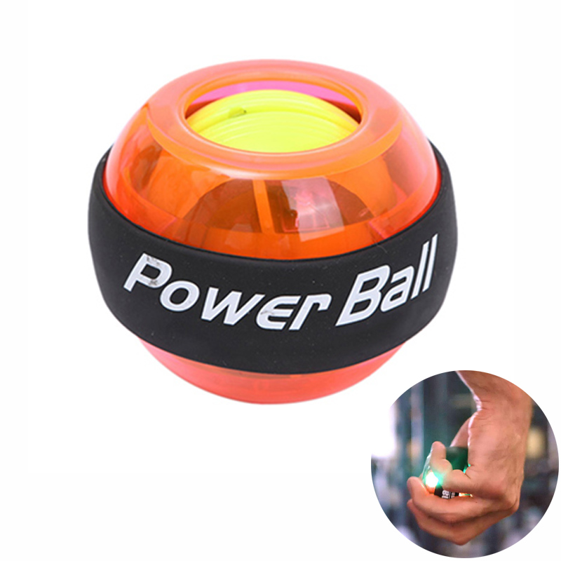Bola para la muñeca LED Gyro, agarre de mano, fortalecedor de bola giroscópica, ejercitador de antebrazo de muñeca para brazos más fuertes, dedos de muñeca, huesos y músculos