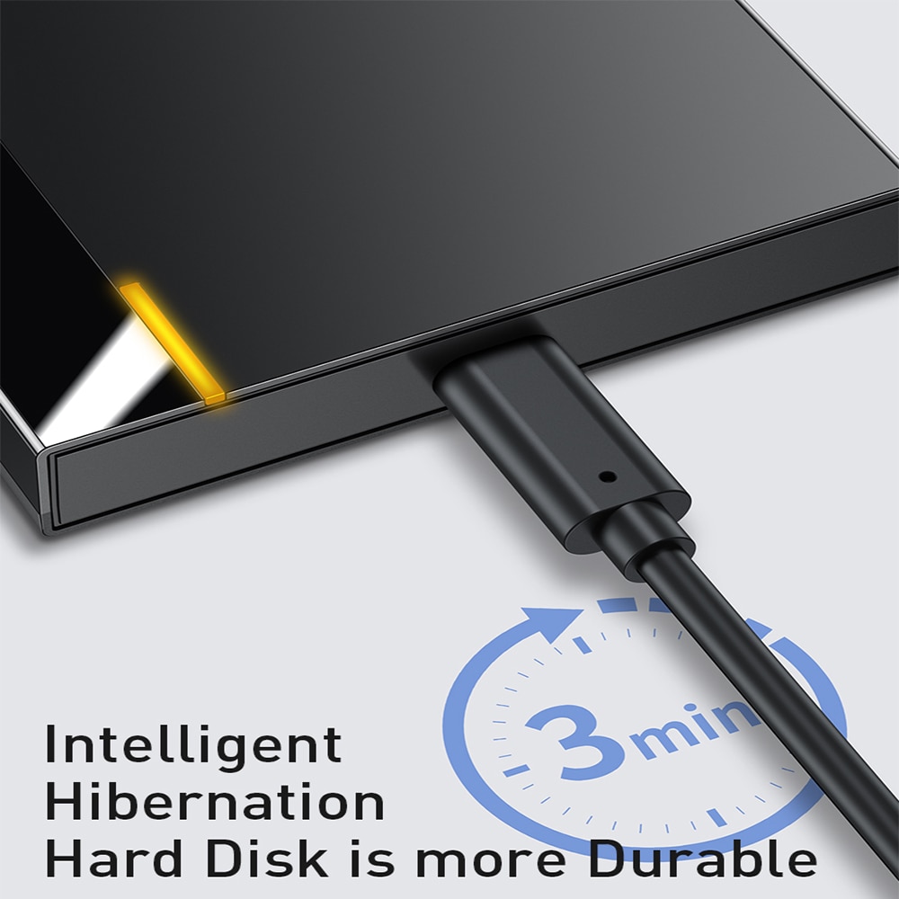 Baseus – boîtier pour disque dur SSD 2.5 pouces, SATA vers USB 3.1, adaptateur, Type USB C