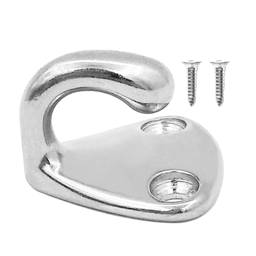 1pcs Marine Grade Stainless Steel Boat Hook Coat and Hat Hook Wall Mount Boat Accessories Marine