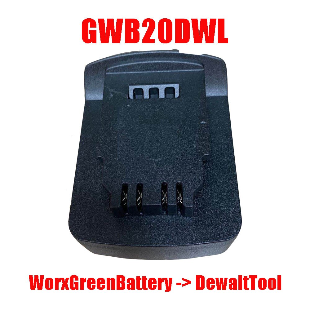 Li-ion akkumuunnin adapteri dewalt 18v 20v litium työkalu makita bosch aeg ridgid devon worx milwaukee  m18 akku: Gwb 20 dwl