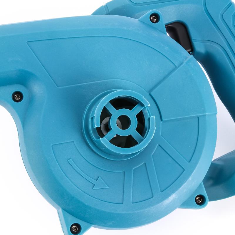 18V Blue Electric Air Blower Vacuum Cleaner Cordless Blower Car Computer Dust Collector Soot Blower High Power Power Tool