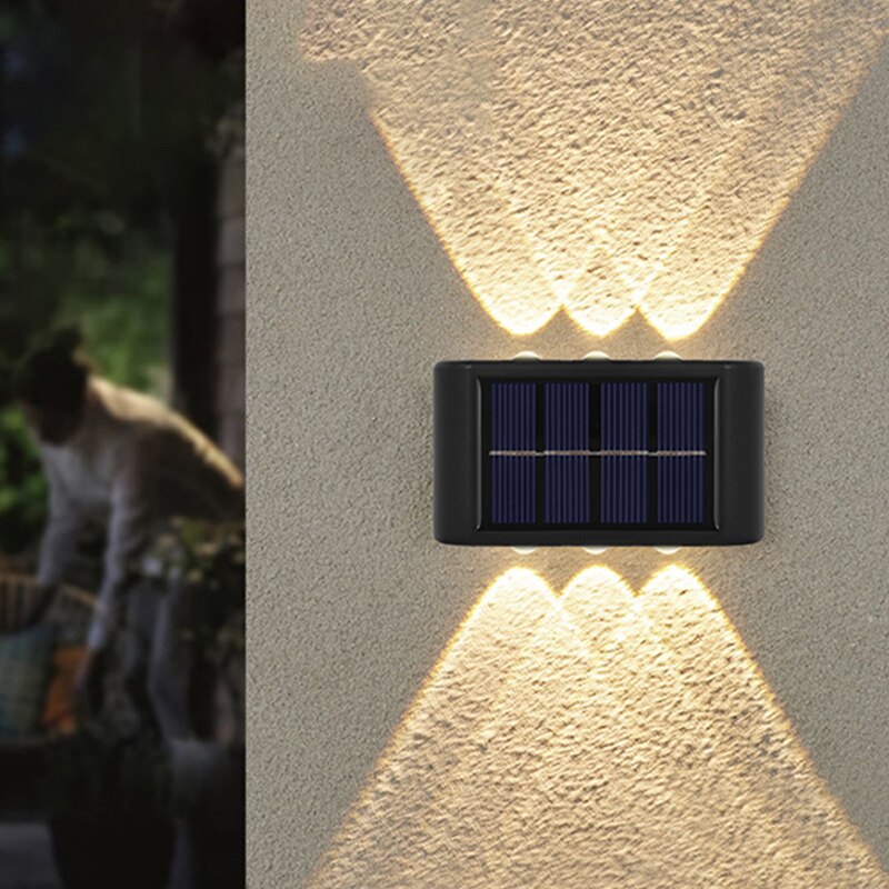 Solar Wall Light Outdoor Waterproof Balcony Wall Lights for Courtyard Street Landscape Garden Decor Lamp Solar Outdoor Wall Lamp