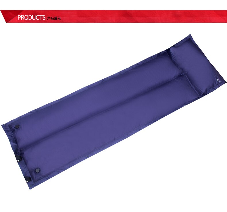 Cama de viaje para coche, colchoneta para maletero de coche, informal, automática, portátil, plegable: Azul