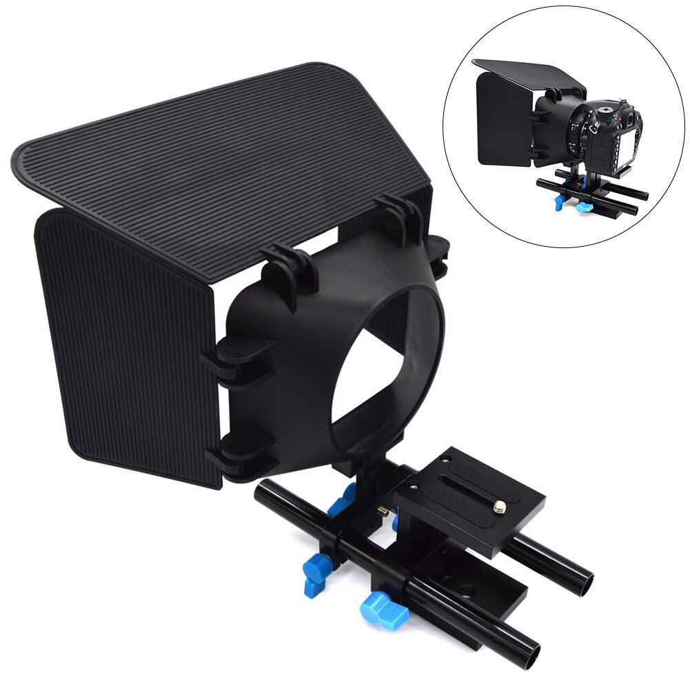 15mm Rail Rod Support System DSLR Camera Mount Baseplate Guide Bracket for Follow Focus Matte Box UY8