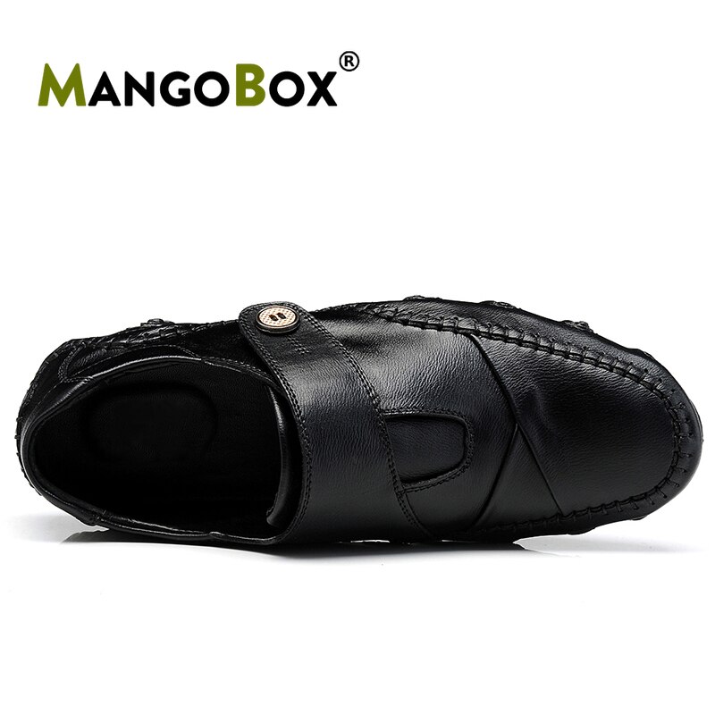 Men Golf Shoes Brown Leather Golf Men Sneakers Top Youth Sport Shoes Rubber Anti-Slip Mens Golf Gym Shoes