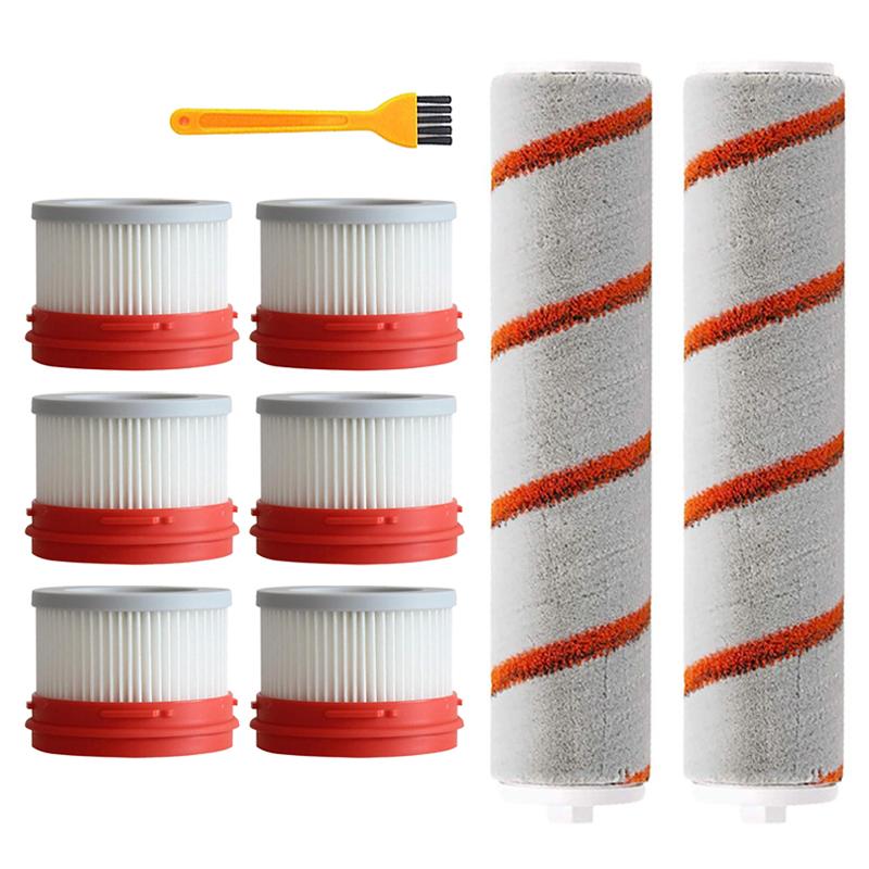 Xiaomi-Kit de filtros para aspiradoras Dreame V10 V9 V9B, accesorios para aspiradoras de mano, cepillo de mopa con rodillo y filtro Hepa Universal: 9pcs set