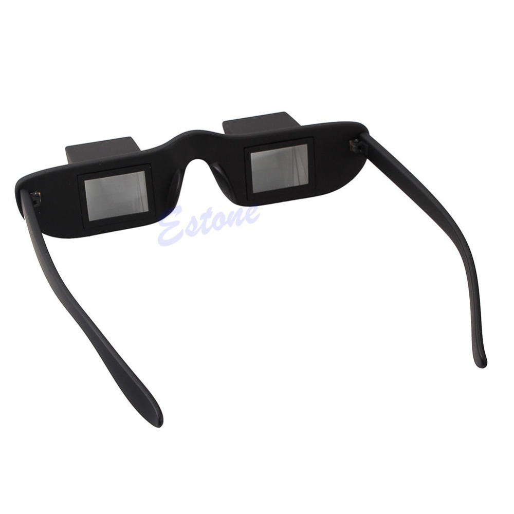 Lazy Periscope Horizontal Reading Glasses Sit-View Prism Spectacles