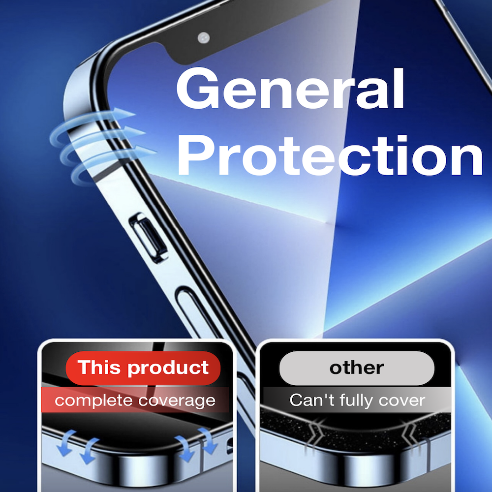 3 peças para iphone 16e 16 15 pro max protetor de tela vidro temperado 14 plus 13 12 11 xr xs x telefone livre de poeira com kit de instalação