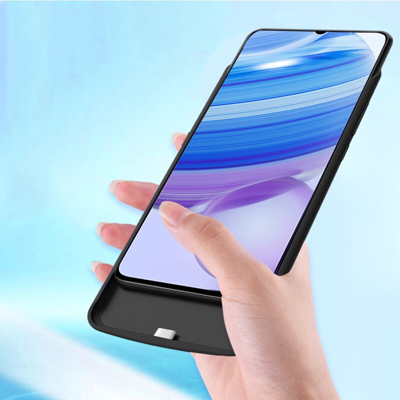 6800 mah dunne batterij met achterclip, telefoonlader voor redmi 10, 10x pro move-voeding, batterijbank, powercase voor redmi 10x pro-hoesje