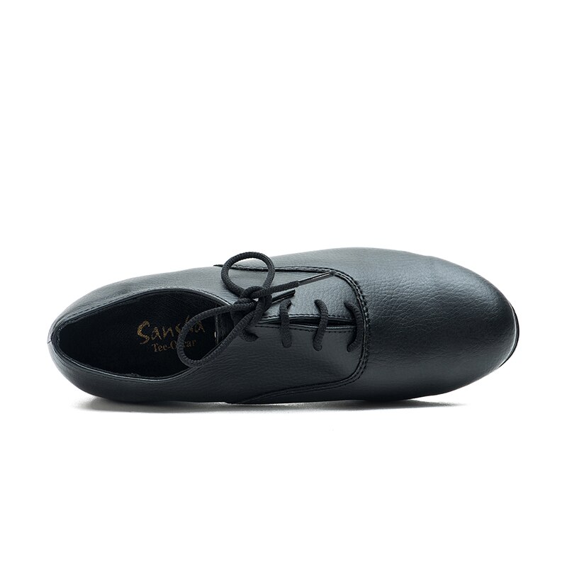 Sansha – chaussures de danse à talons bas pour garçons, en microfibre, à lacets, pour enfants, taille au pied, longueur TA291MF