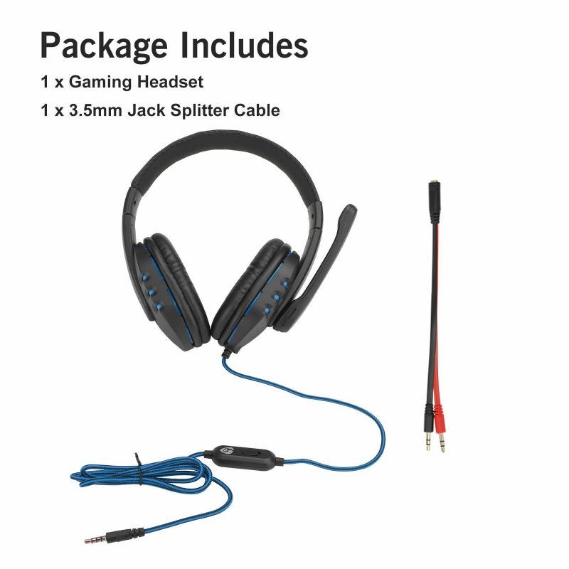Gaming Headset for Xbox One & PC - 40mm Drivers, Wired 3.5mm, Noise Cancelling Mic