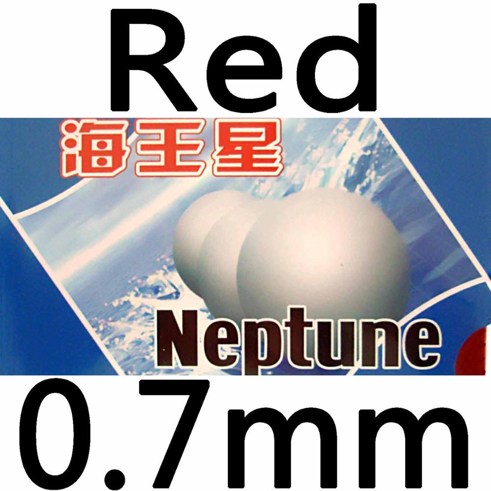 Yinhe/Milchstraße/Galaxy Neptune lange pips-out tischtennis/pingpong gummi mit schwamm: Red 0.7mm