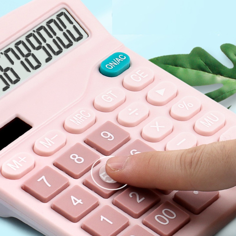 M17F Financial Accounting Tools 12 Digits Electronic Calculator Large Screen Calculators Home Office School Calculators