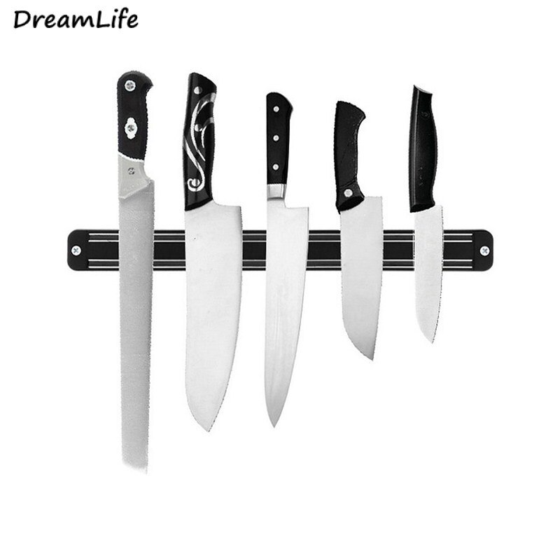 Magnetic Knife Holder Wall Mount Stand for Knives Black Block Kitchen Knife Holder Messenblok 33/38/50/55CM