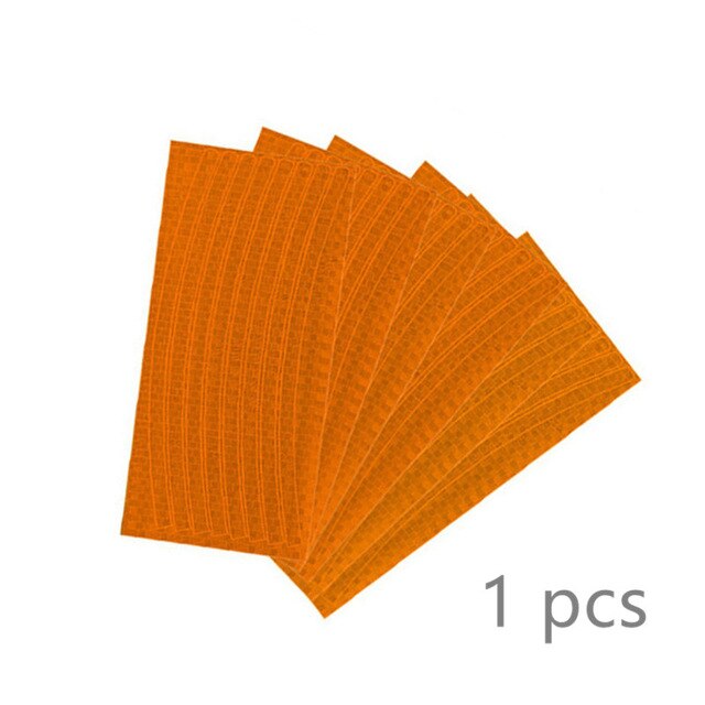 1pcs Car Reflective Sticker Car Door Sticker Decal Warning Tape Reflective Strips Colors Safety Mark Reflector Stickers: 10