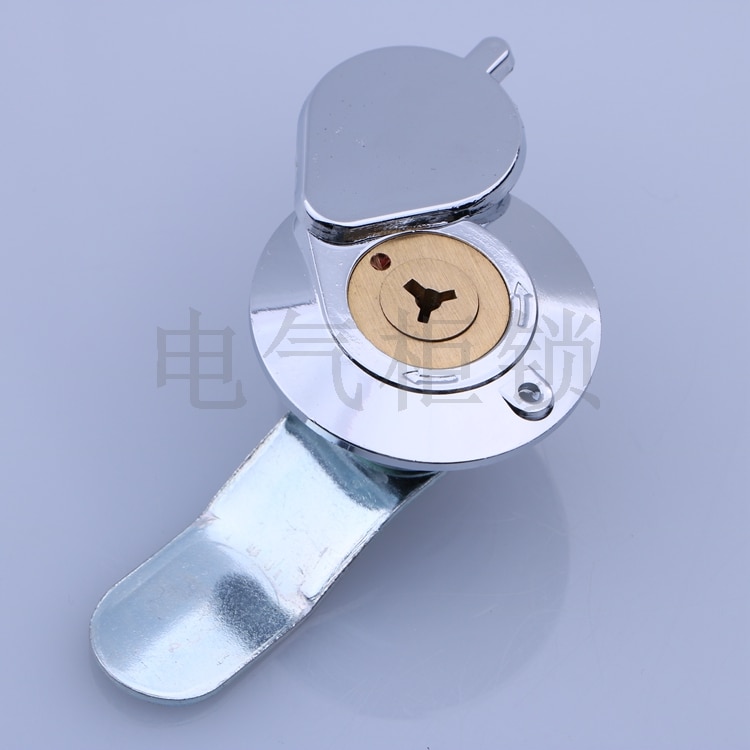 1pcs Tongue Lock for Distribution Box Cabinet Door Lock Switch Cabinet Door Lock Cross Copper Core Lock