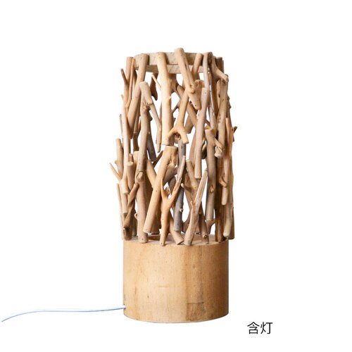 Wooden Flower Arrangement Table Lamp Nordic Style Home Decoration Bedroom Living Room Flower Arrangement LED Table Lamp: light