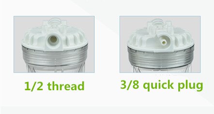 NSF1/2 3/8 10 inch water filter housing RO reverse osmosis water purifier pre-filter housing wrench kitchen water purifier parts