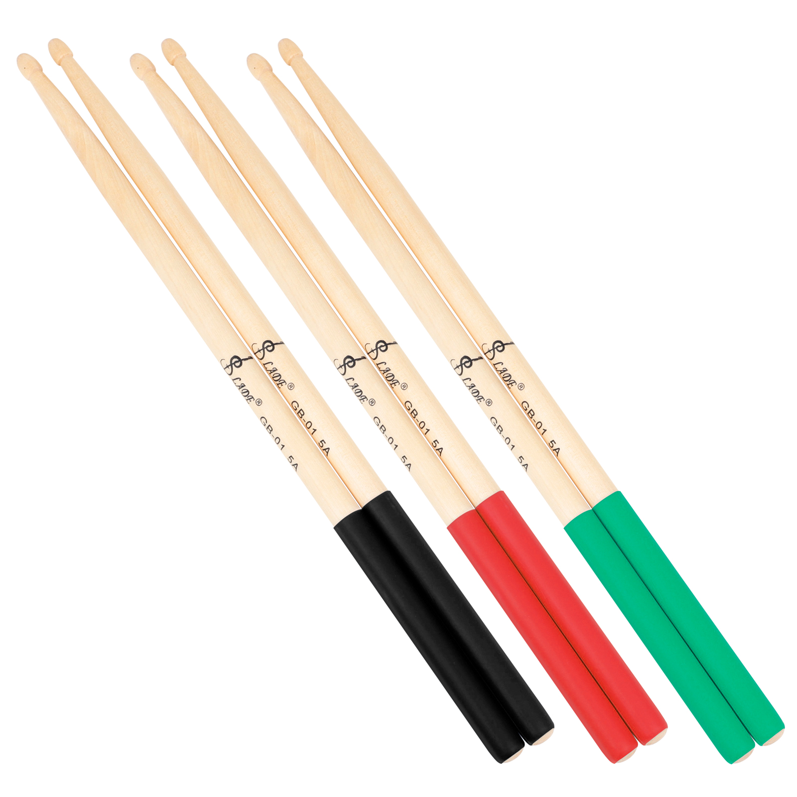 SLADE baquetas de arce profesionales, accesorios de percusión de madera, 5 colores, piezas de instrumentos musicales, 1 par, 5A
