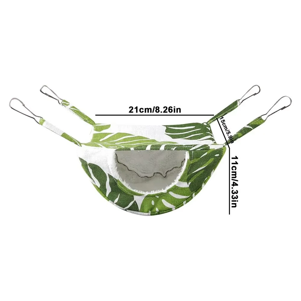 Jaula adecuada, hamaca para ratón escondite de conejillo de indias, cama de hurón, hamaca colgante, cama cálida para hurón, chinchilla