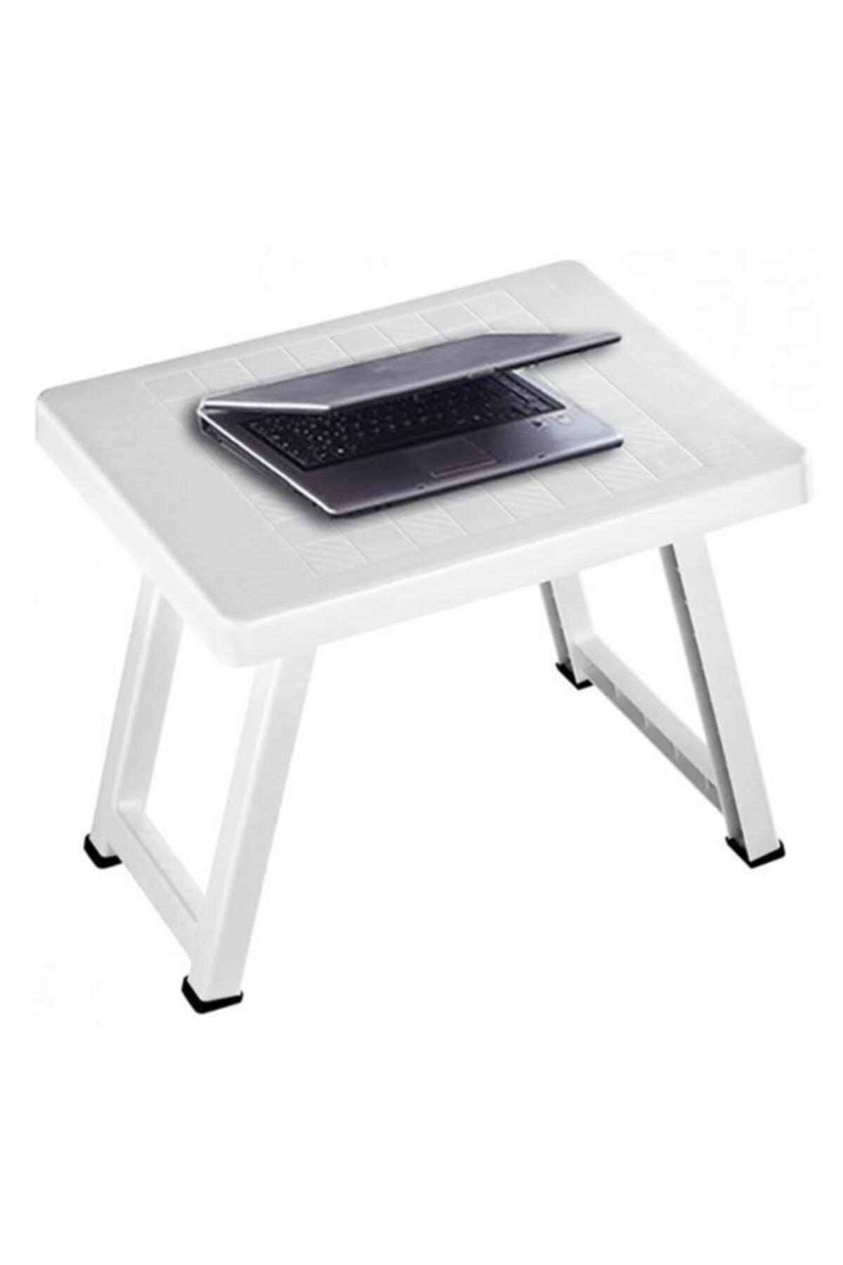 Portable Folding Table: White