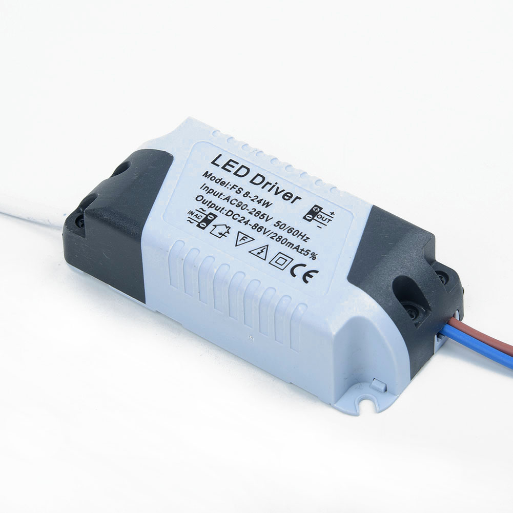 LED-Treiber, 280 mA, 8–24 W, AC 110 V, 220 V auf DC 24 V, Beleuchtung, Transformator, Tafel, Deckenlampe, LED-Streifen, Netzteil-Adapter