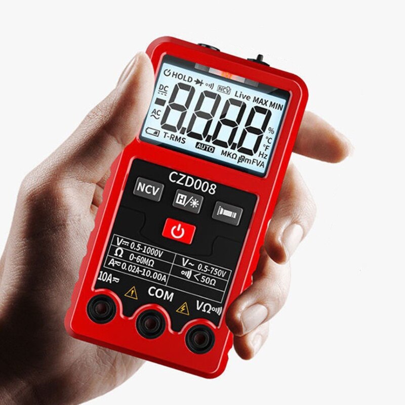 Digital Multimeter Pocket Multi Tester Voltmeter Ammeter Ohmmeter AC/DC Ohm Electrical Tester Meter with Backlight