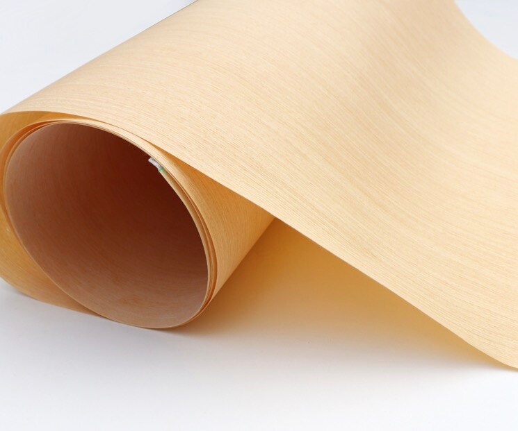 Length:2.5Meters Width:55cm Technology Wood Skin Pear Straight Grain Wood Veneer