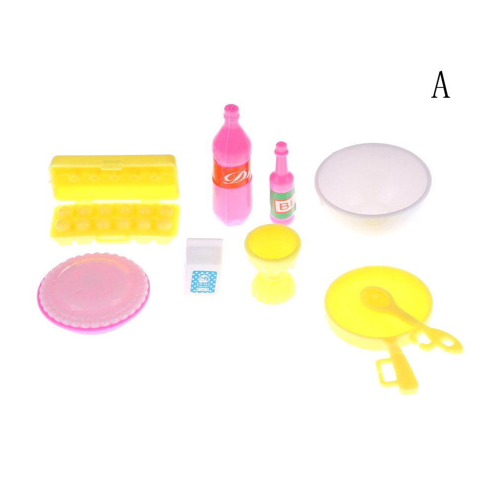 Doll Accessories DIY Play House Mini Simulation Tableware Dolls Kitchen Furniture Toy Puzzle Toys Xmas