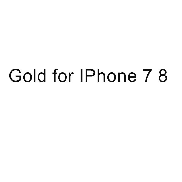 4 in 1 telefon beskyttelsessæt til iphone  x 7 8 plus iphone 7 iphone 8 iphonex touch id hjem knap klistermærke &amp; støvprop linsebeskytter: Guld til iphone 7 8