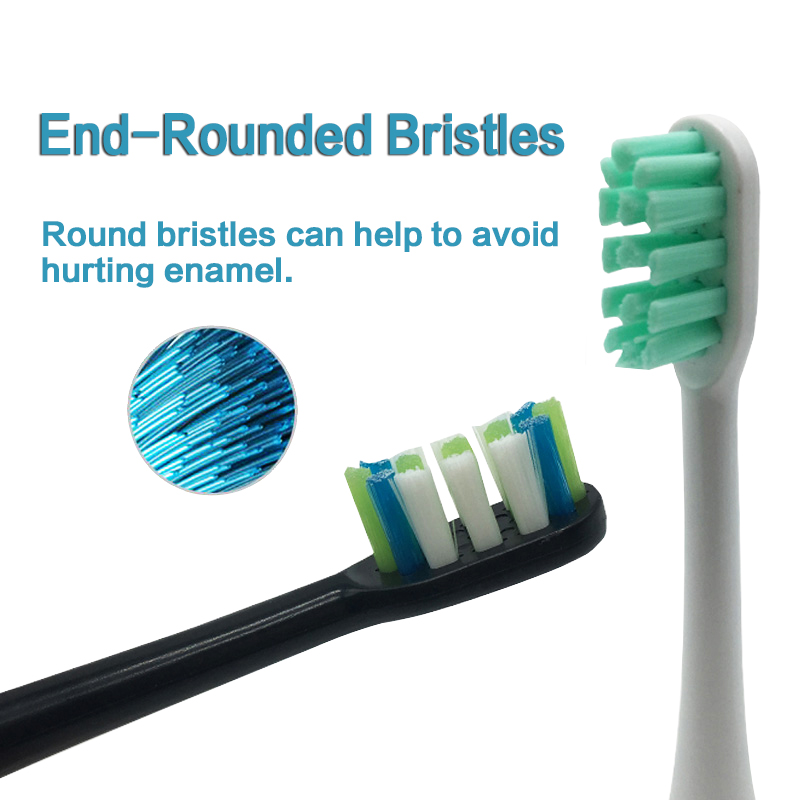 2/3 PCs Replacement Toothbrush Heads Independent hygienica Packed With Cap Compatible With SOOCAS X3 SOOCARE Electric Toothbrush