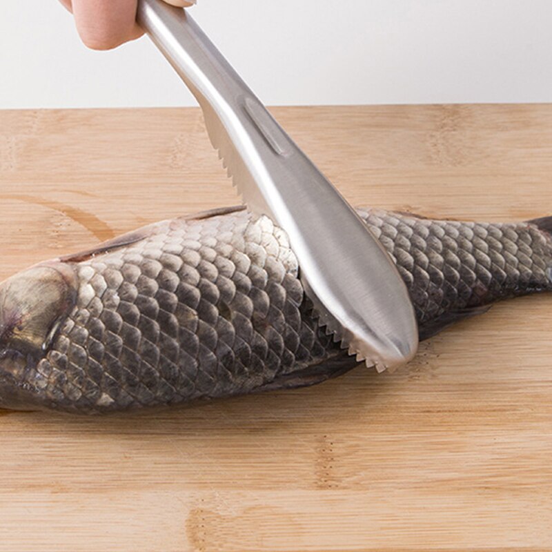 1Pcs Koken Gereedschap Vis Schoonmaken Mes Vis Huid Schraper Rvs Schubben Vissen Schoonmaken Keuken Gadget Vis Mes
