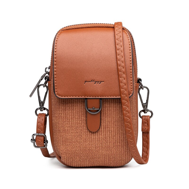 moda dziewczynka torba na ramię 6.5 cala telefon komórkowy kobiety torba codzienny styl japońnarty student torba na telefon komórkowy mini torba: pomarańczowy