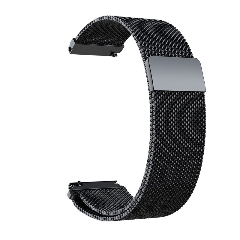 Heren dames horlogeband roestvrij staal 20mm 22mm voor huawei gt  gt2 horlogeband met vlindersluiting: Milanese rug