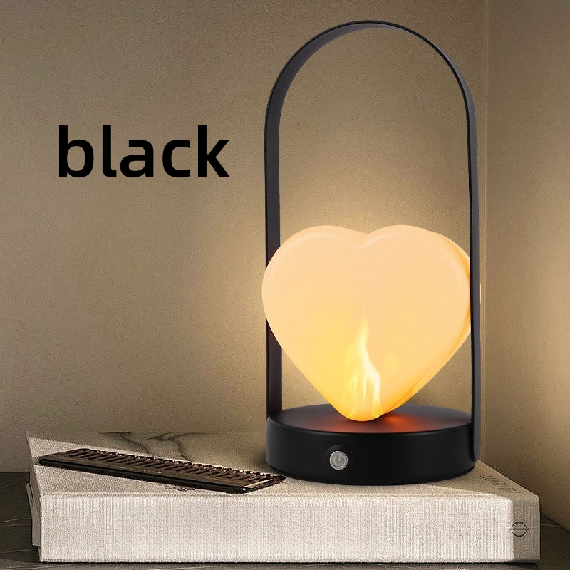 Lampe portative à flamme rechargeable. Convient pour les bars à manger, le camping, la tente extérieure, le salon, la pièce.: 4.5w