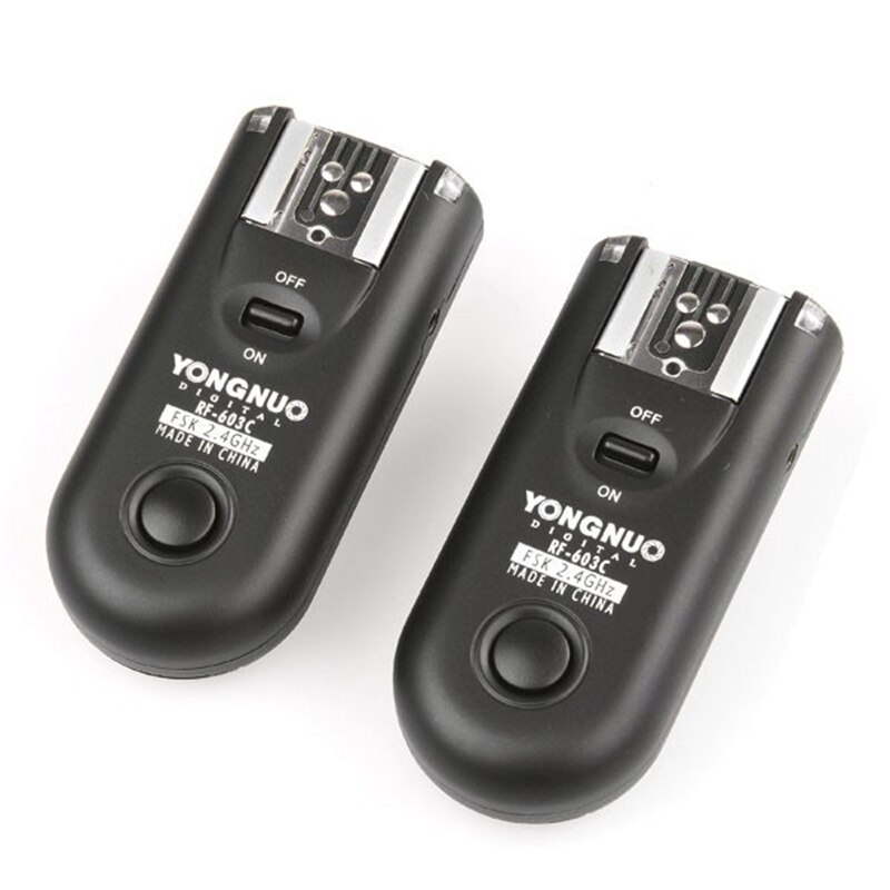 YONGNUO RF-603 II C3 2,4 ghz Wireless Remote Flash Trigger Auslöser für Canon 1D 1DS EOS 5D Mark II 5D 50D 40D 30D 20D 10D