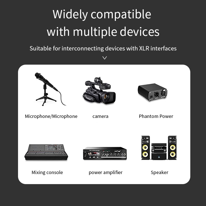 Een paar audio-adapter 3-pins XLR naar RCA vrouwelijke audio-adapter mannelijk naar RCA-connector XLR-converter