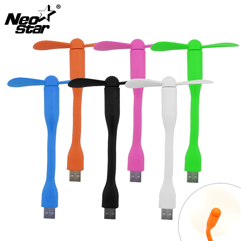 Mini USB Fan Flexible Portable Bendable Removable Ventilador USB Gadget Low Power Gadgets for Powerbank for PC for laptop OTG
