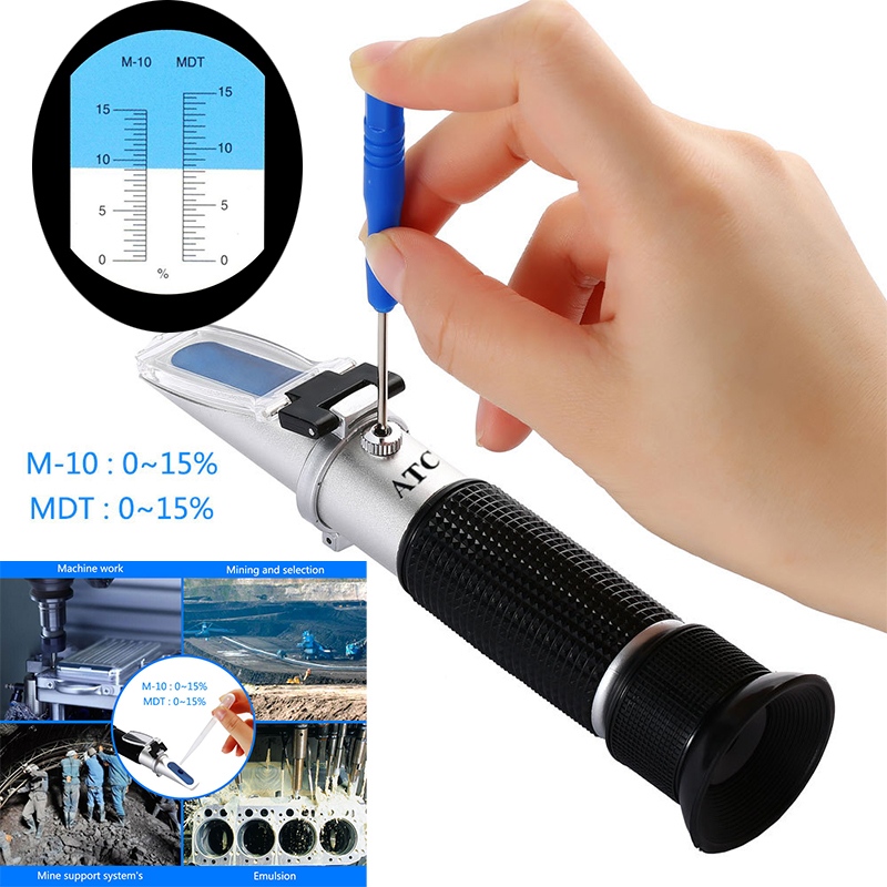 Hand refractometer emulsion concentration tester 0... – Vicedeal