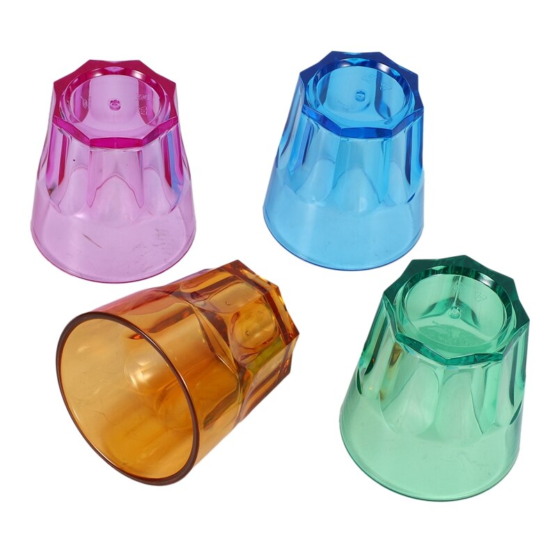 16 pièces 160Ml incassable Premium jus gobelet en plastique-gobelets en plastique-va au lave-vaisselle