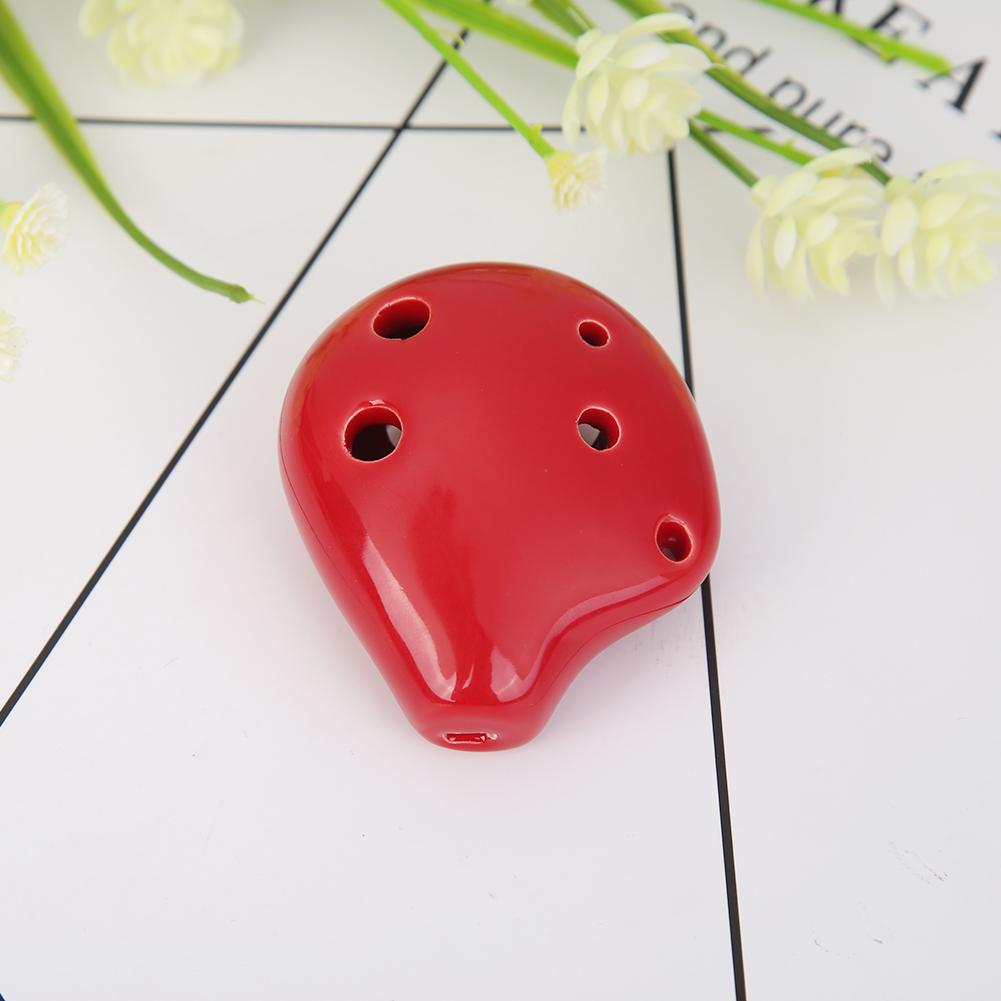 Durable Ceramic Flute Freshness Cartoon Cute C Tone Ceramic Flute Mini Pocket Musical Instruments for Beginner