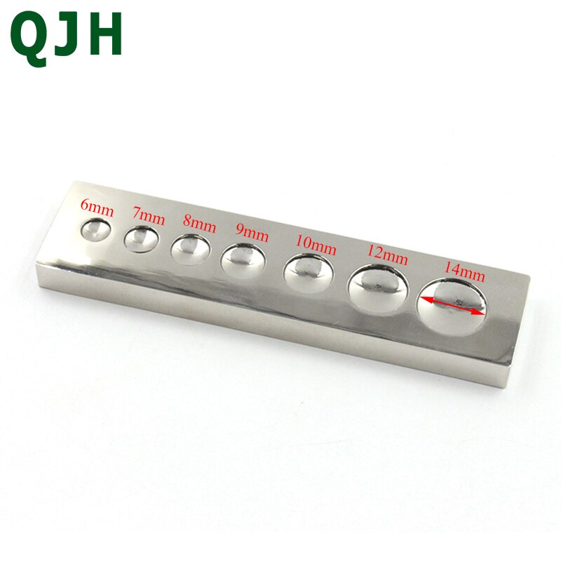 Metal Leather Craft Tool Die Punch Hole Snap Rivet Button Setter Base Kit DIY Punching and Mounting Rivet Buttons Tools