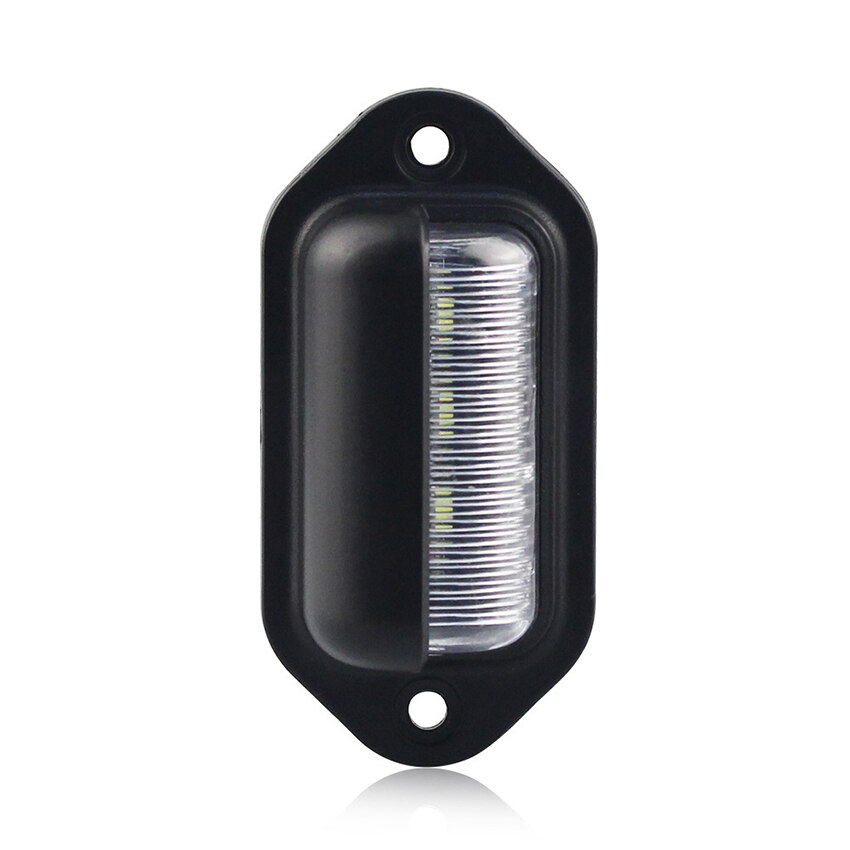12-24V Super brillante 6 luz LED estroboscópica con tornillos de 1,8 W de la luz blanca de alerta de emergencia Flash estroboscópico luces para coche camión