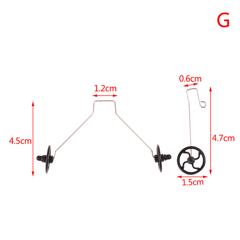 1Set RC Foam Hand Throwing Glider Landing Gear Kit With Wheel Airplane Accessories For Cessna J-11 J-20 SU27 SU57 Z51 F22 SU35: Navy Blue