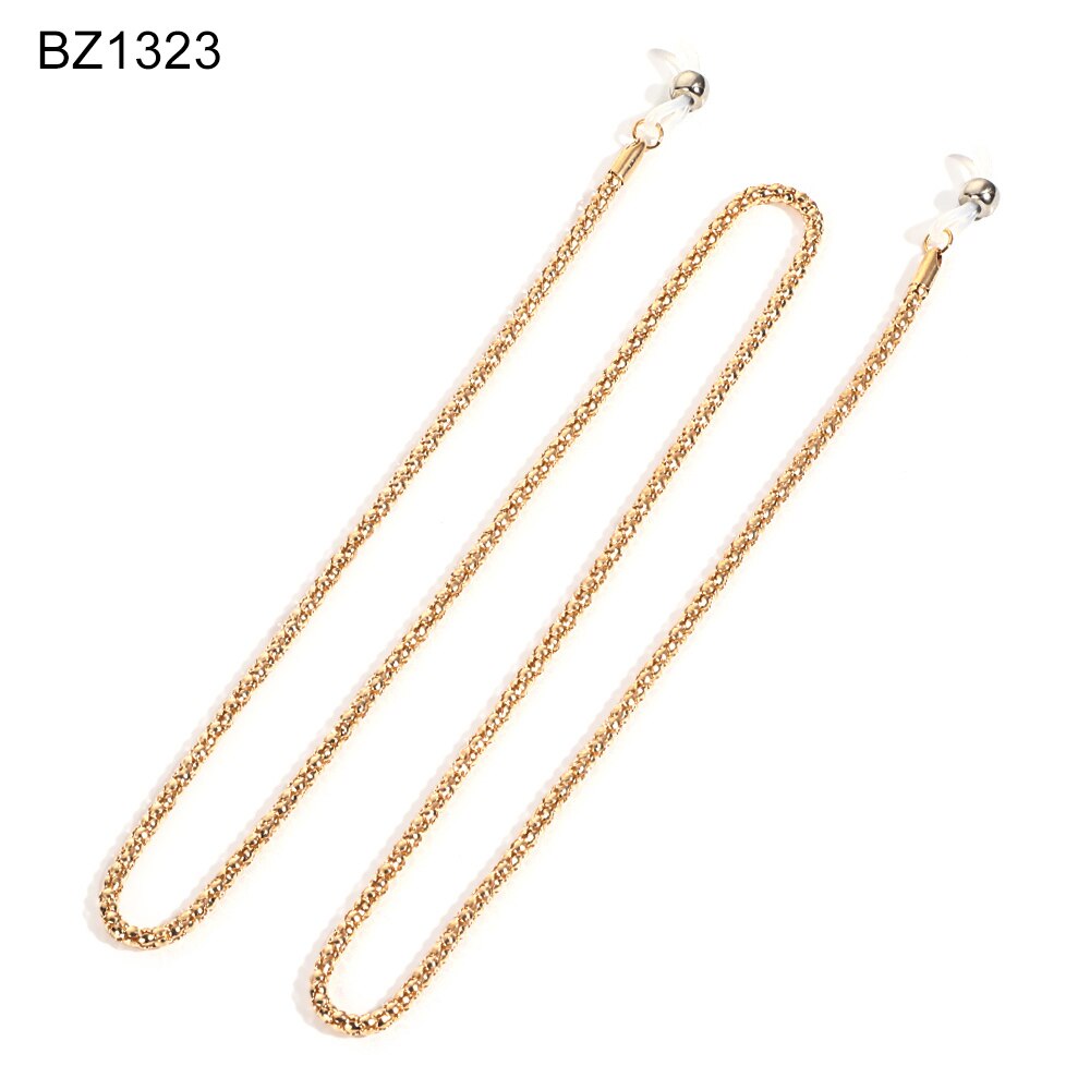 Pearls Sunglasses Chains for Women Metal Charms Eyeglasses Lanyard Necklace Glasses Holder Strap Cord Eyewear Retainer: BZ1323