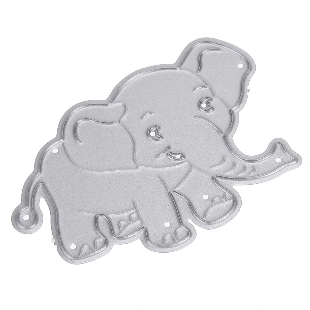 Modelli di elefanti stampi in metallo taglio per scrapbooking carte Album decorazione taglierina strumento Die Cut moda metallo taglio muore fai da te