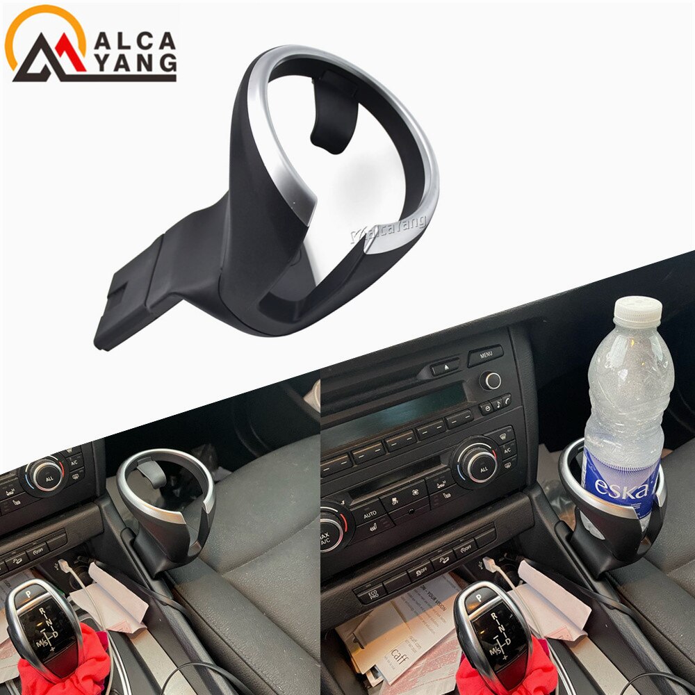 Avant Voiture Porte-Gobelet pour BMW 135i 128i X1 E82 E84 E81 E87N Porte-boissons Avant De Voiture Porte-Gobelet Siège Arrière Porte-Gobelet