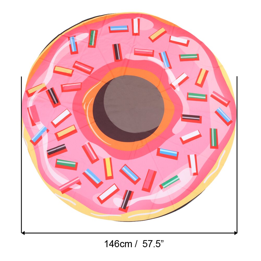 Roze Ronde Strandlaken Microfiber Absorberende Zwemmen Sport Bathrathe Handdoeken Picknick Deken Badhanddoeken Voor Woonkamer 146 Cm: A